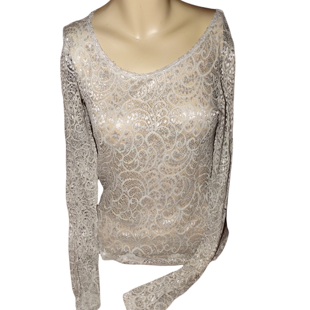 (M) BKE Boutique Lace Top